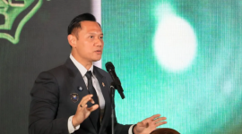 Menteri Koordinator (Menko) Bidang Infrastruktur dan Pembangunan Kewilayahan (IPK) Agus Harimurti Yudhoyono memberikan paparan terkait konektivitas transportasi, di Jakarta, Selasa (29/7/2025). ANTARA/Muhammad Zulfikar