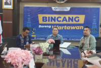 Kegiatan Bank Indonesia Perwakilan Provinsi Bengkulu, BI Bareng media. ANTARA