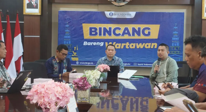 Kegiatan Bank Indonesia Perwakilan Provinsi Bengkulu, BI Bareng media. ANTARA